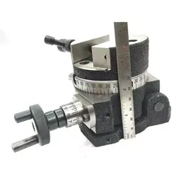 Assorts Tilting Rotary Table 80 mm (3 Inch) with Round Vice, Suitable M6 Clamp Kit & Tailstock image 2