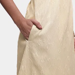 French Connection Textured Shoulder Straps Square Neck A-Line Midi Dress image 4