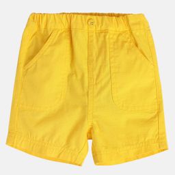 MINI KLUB Cotton Solid Shorts - Mustard-picture-14