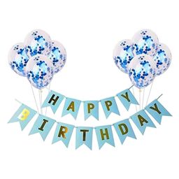 Bubble Trouble Birthday Combo Set Blue - 9 Pieces-picture-1