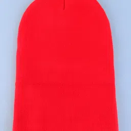 Pine Kids Solid Color Monkey Cap Red - Diameter 18.5 cm image 3