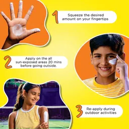 vedlekha Sunscreen - SPF 46++ PA+++ Kids All Sports Broad Spectrum for School-going Kids Boy & Girl image 4