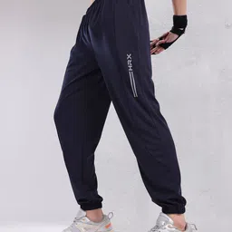 HRX by Hrithik Roshan Men Brand Logo Print Detail Rapid-Dry Training Joggers-picture-13