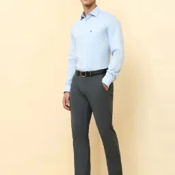 Allen Solly Grey Slim Fit Trousers image 5