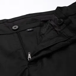 Van Heusen Men Textured Slim Fit Formal Trousers image 5