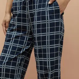 Ginger by Lifestyle Blue Cotton Chequered Pyjamas image 5