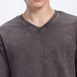 Kook N Keech Washed Wanderer V-Neck Pullover image 3