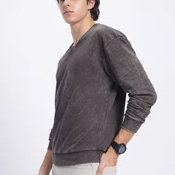 Kook N Keech Washed Wanderer V-Neck Pullover image 5