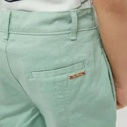 One Friday Kids Green Regular Fit Shorts image 5