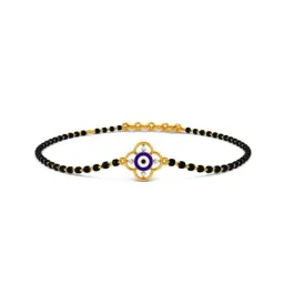 Kisna Diamond & Gold Jewellery Mirha Evil Eye 14k Gold & Diamond Bracelet for Women-picture-35