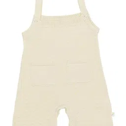 H by Hamleys Infants Boys Off White Self Dungaree-picture-31