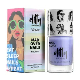 Elitty Mad Over Nails Glossy Nail Polish Meta Verse (Purple) - 6 ml-picture-11