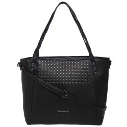 Marina Galanti Black Rivets Medium Tote Handbag-image-2