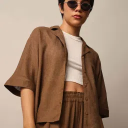 Only Brown Regular Fit Shirt image 5