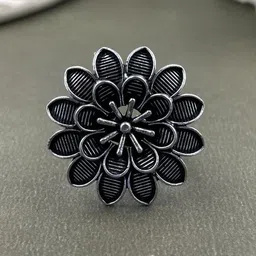 NAMAN ARTS Silver Plated Oxidised Jewellery Set image 4