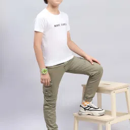 Monte Carlo Boys White Cotton Printed T-Shirts image 5