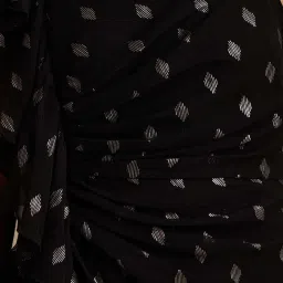 Kazo Black Self Design Maxi Dress image 5