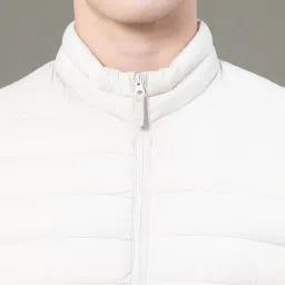 Red Tape White Regular Fit Quilted Jacket image 5