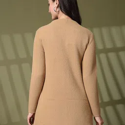 Thirty Threads Floral Embroidered Open Front Longline Shrug image 5