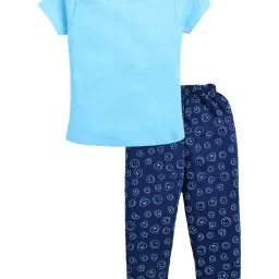 Todd N Teen Kids Multi Cotton Printed T-Shirts & Pajamas Set image 5