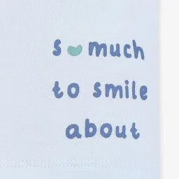 Ed-a-Mamma Infant Boys Blue Cotton Printed T-Shirt image 5