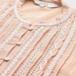 Label Ritu Kumar Mirabelle Embroidered Woven Design Top image 5