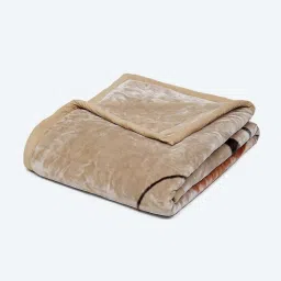 Monte Carlo Beige Polyester 600 GSM Winter Blanket image 5
