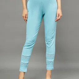 THE PAJAMA FACTORY Women Relaxed High-Rise Trousers-picture-16