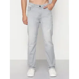 SHOWOFFFF Grey Relaxed Fit Jeans image 2