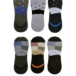 Voici Unisex Pair Of 6 No-Show Loafer Socks-picture-15