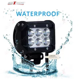 Allextreme 6 Led Fog Light For Cars,Off Road Vehicle, Truck, 4Wd, Suv, Atv - Smd Cree Headlight 10-30V, 18W, Pack Of 2 (Without Switch) image 4