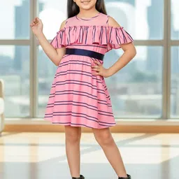 Naughty Ninos Print Crepe Fit & Flare Dress-image-21