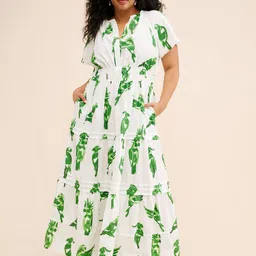 DressBerry Print Fit & Flare Maxi Dress-picture-15