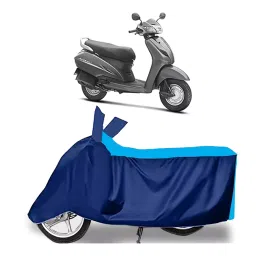 Auto Pearl Two Wheeler Cover for Honda Activa 3G - Cyan, Blue-picture-18