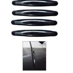 SPREADX Plastic Car Compact Black Colour Elegant Door Guard Protection Universal Type Suitable for Toyota Glanza 2022 (Set of 4 Pcs) image 3