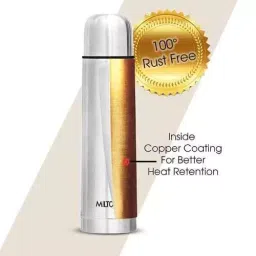 Milton Thermosteel 500ml Stainless Steel Silver Flip Lid Flask image 3
