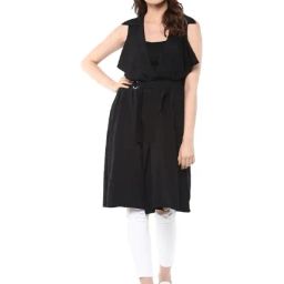 Miss Chase Black Relaxed Fit Jacket-picture-18