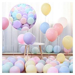 Bubble Trouble Pastel Colored Rubber Balloons Pastel Party Decorations Multicolour -Pack Of 50-picture-0