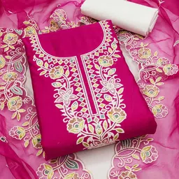 Ishin Embroidered Unstitched Dress Material-picture-37