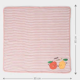Mi Arcus Grow Kind Waffle Swaddle Blanket Pink image 2