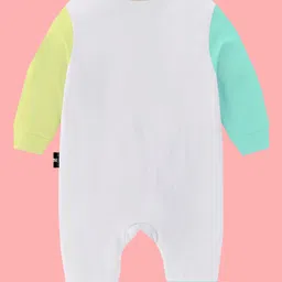 The Peppy Tend 100% Cotton Christmas Theme Full Sleeves Merry Christmas Text Printed Romper - Multi Colour image 3