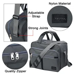 storite DAHSHA Stylish Nylon Small Sling Cross Body Travel Bag for Business Office Messenger One Side Shoulder Carry Handbag Bag image 3