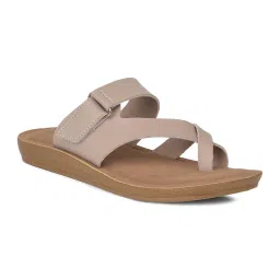 Bata Beige Toe Ring Sandals for Women-image-96