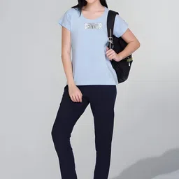 SZN Women Typography Printed T-shirt-image-99