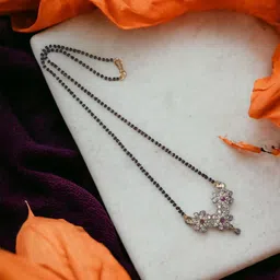 AanyaCentric Gold-Plated Artificial Stones Mangalsutra-picture-15