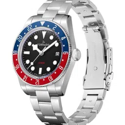 TORNADO LUMINA DATE JUST Men Round Dial Stainless Steel Straps Analogue Watch T24006-SBSB image 4