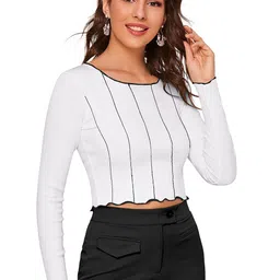 DHRUVIL IMPEX Women Round Neck Top image 5