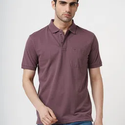 Stitch Hub Men Solid Polo Collar T-shirt-picture-30