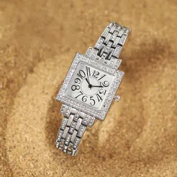 HAUTE SAUCE by Campus Sutra Women Embellished Dial & Stainless Steel Bracelet Style Straps Analogue Watch-picture-28