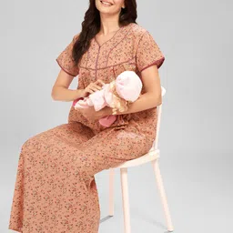 AV2 Floral Printed Maxi Nightdress image 3